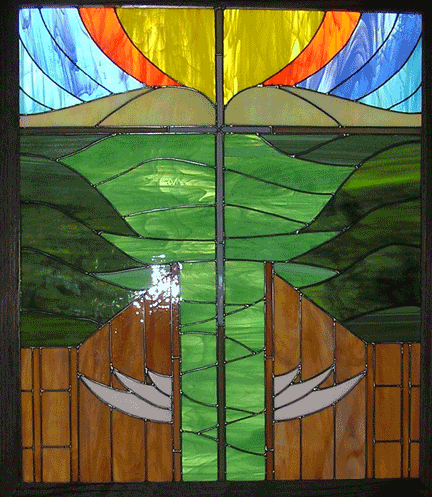 Madrid Evangelical Free church glass